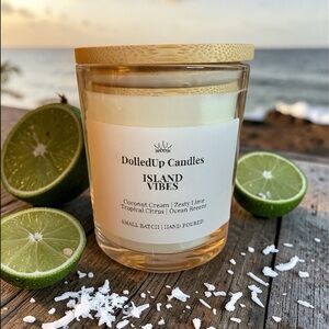 Island Coconut 9oz Soy Candle • Coconut & Lime • Tropical Fresh
